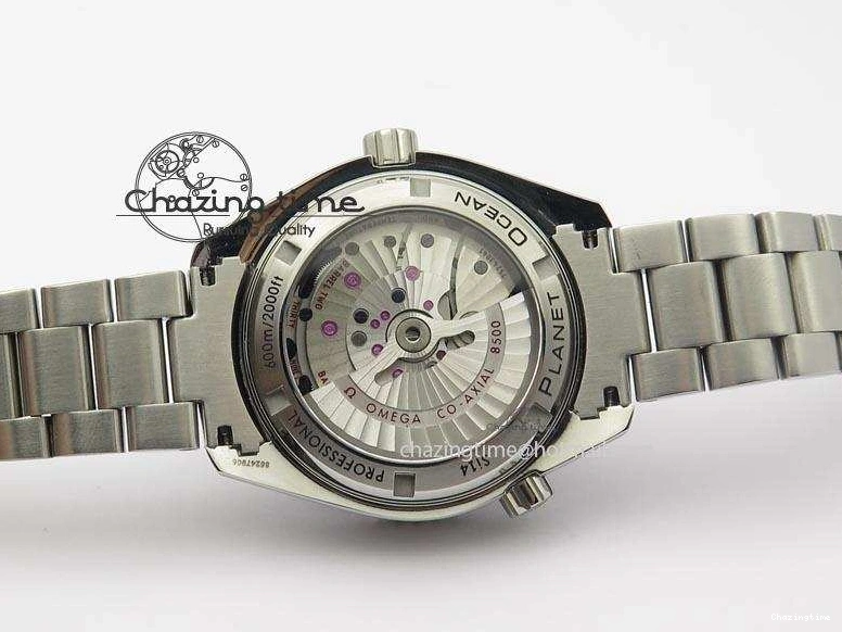 0127 Planet Ocean SS Bp Maker 45mm Orange Bezel On SS Bracelet A DailyWear 8216